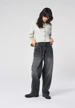 New ONLGIANNA Mellemhøj talje Balloon fit Jeans Dame Jeans|Jeans
