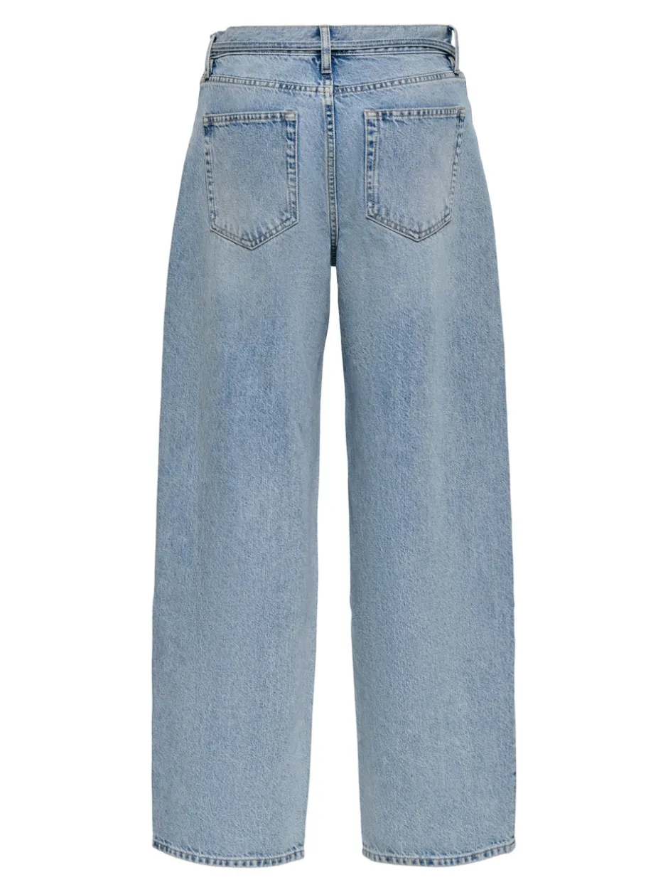 Discount ONLGIANNA Mellemhøj talje Straight fit Jeans Dame Jeans|Jeans