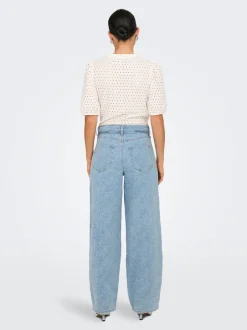 ONLGIANNA Mellemhøj talje Straight fit Jeans Dame Jeans|Jeans