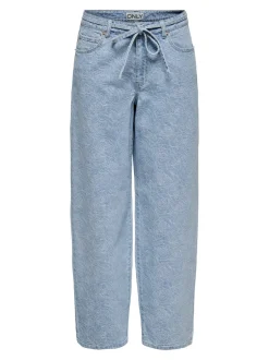 ONLGIANNA Mellemhøj talje Straight fit Jeans Dame Jeans|Jeans