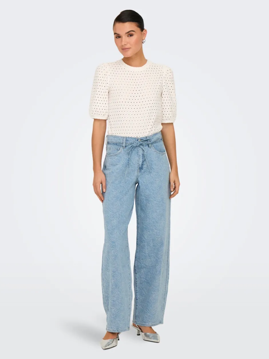 ONLGIANNA Mellemhøj talje Straight fit Jeans Dame Jeans|Jeans