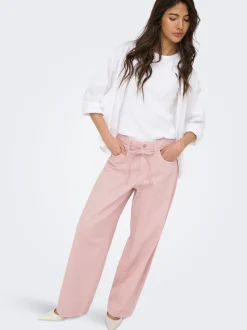 ONLGIANNA-SILLA Loose fit Bukser i wide fit Dame Bukser