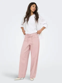 ONLGIANNA-SILLA Loose fit Bukser i wide fit Dame Bukser