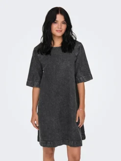 Sale ONLGIGI Kort kjole Dame Kjoler|Double Denim