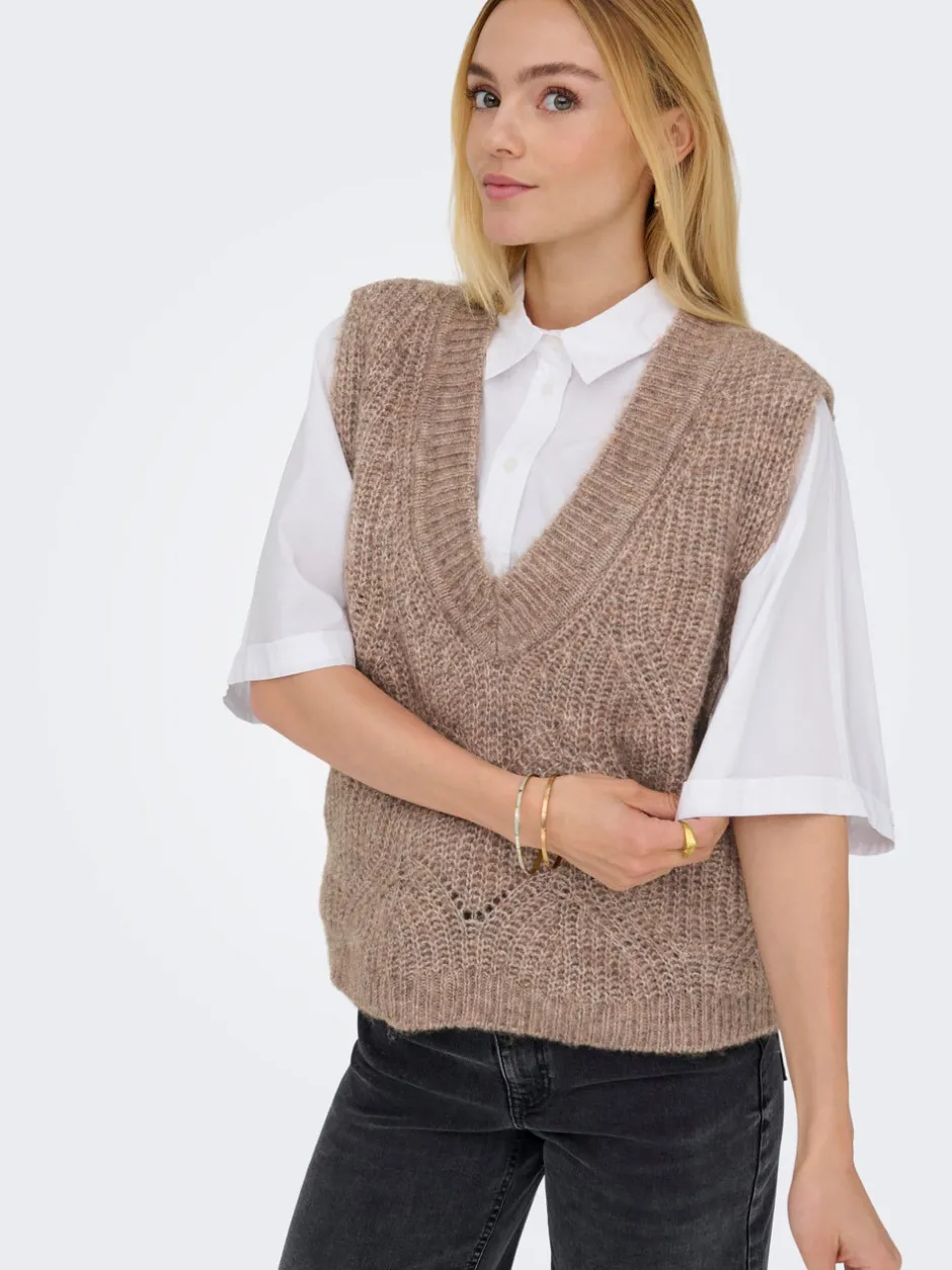 Sale ONLGILA Vest Dame Strik & Cardigans