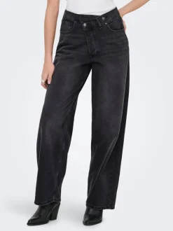 Outlet ONLGIORGIA Mellemhøj talje Baggy fit Jeans Dame Jeans|Jeans