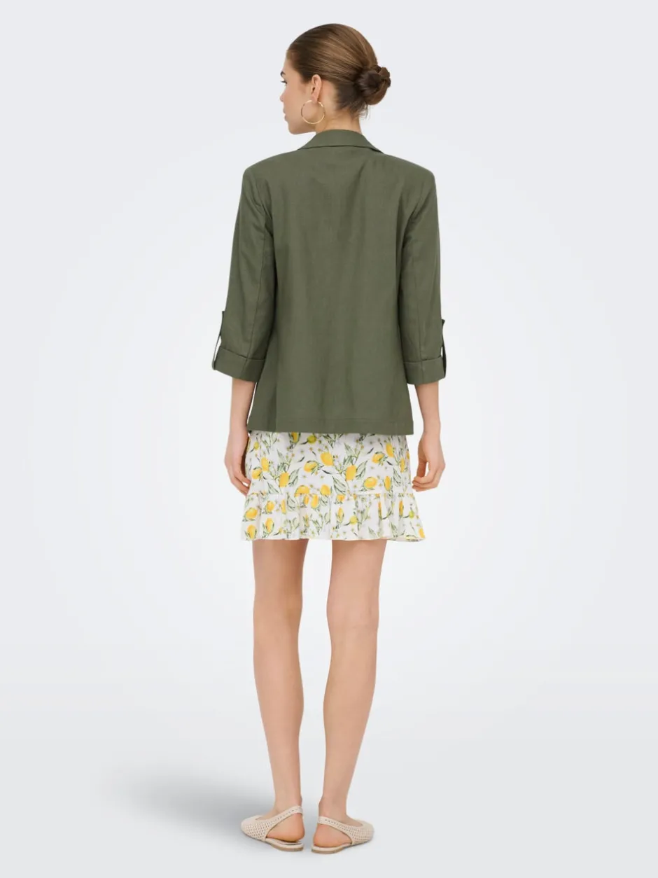 Clearance ONLGOA Hør Blazer Dame Blazere & Veste