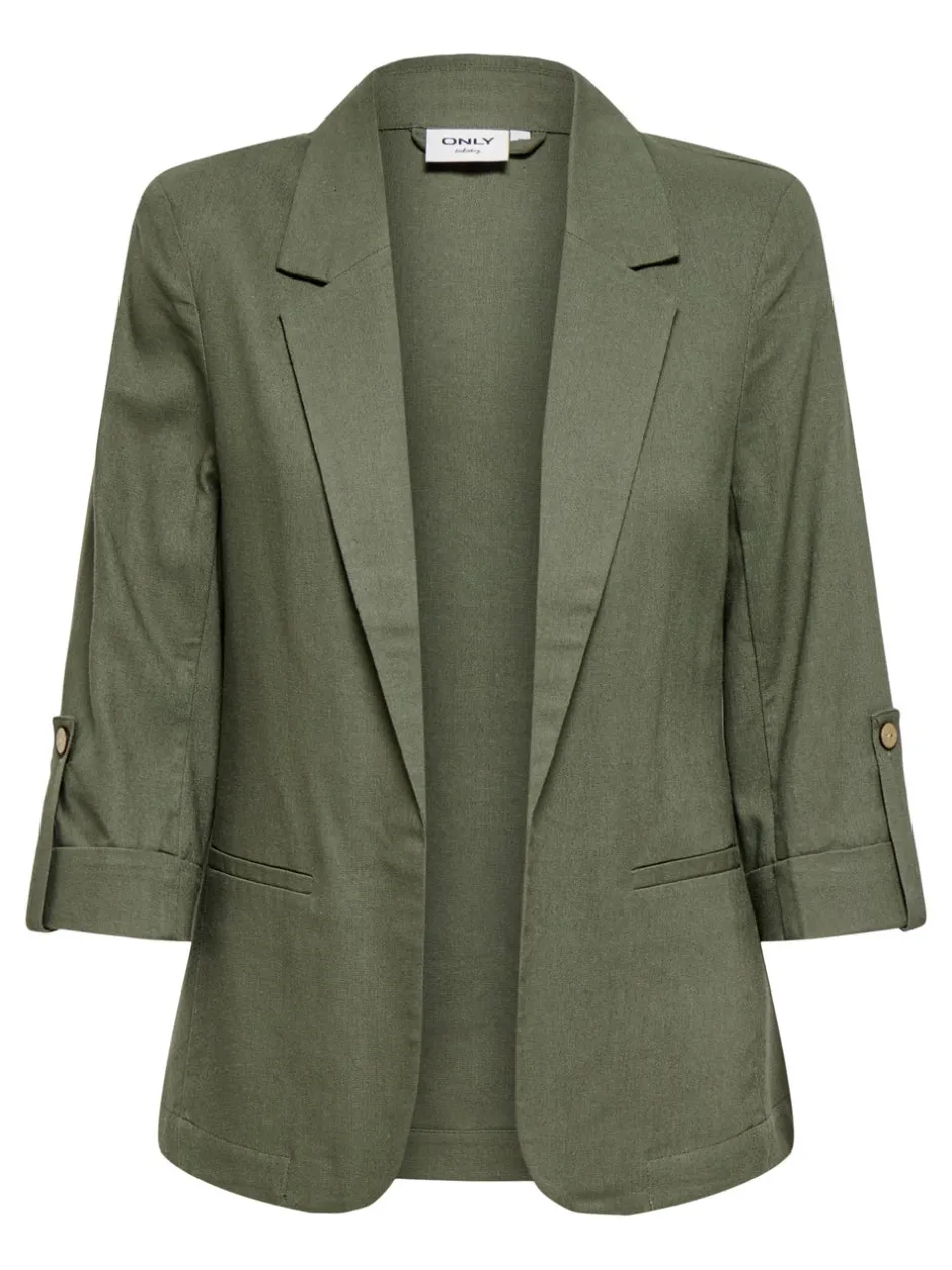 Clearance ONLGOA Hør Blazer Dame Blazere & Veste