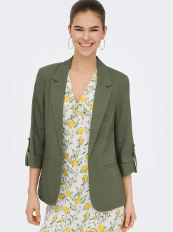 Clearance ONLGOA Hør Blazer Dame Blazere & Veste