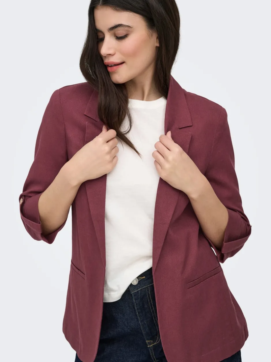 Sale ONLGOA Hør Blazer Dame Blazere & Veste