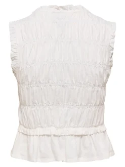 Clearance ONLGOA Hør Bluse Dame Toppe