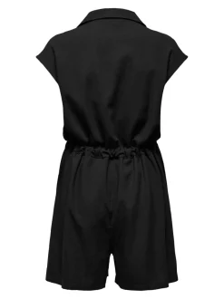 Best ONLGOA Hør Playsuit Dame Jumpsuits