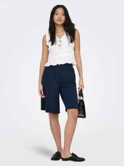 ONLGOA Loose fit Hør Shorts Dame Shorts