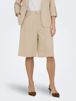 Clearance ONLGOA Loose fit Hør Shorts Dame Shorts