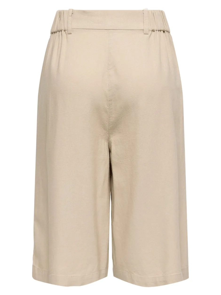 Clearance ONLGOA Loose fit Hør Shorts Dame Shorts