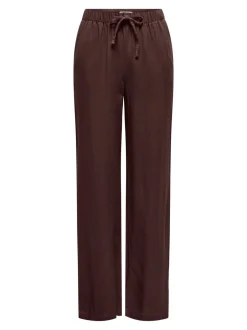 Clearance ONLGOA Straight fit Hør Bukser Dame Bukser