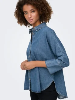 Outlet ONLGRACE-ELLI Denim-skjorte Dame Skjorter
