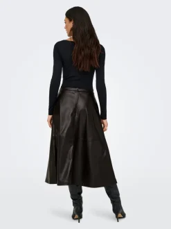 Discount ONLGULV Nederdel Midinederdel Dame Nederdele