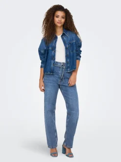 ONLGYPSY Høj talje Slim straight fit Jeans Dame Jeans|Jeans