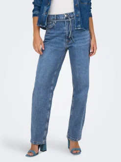ONLGYPSY Høj talje Slim straight fit Jeans Dame Jeans|Jeans