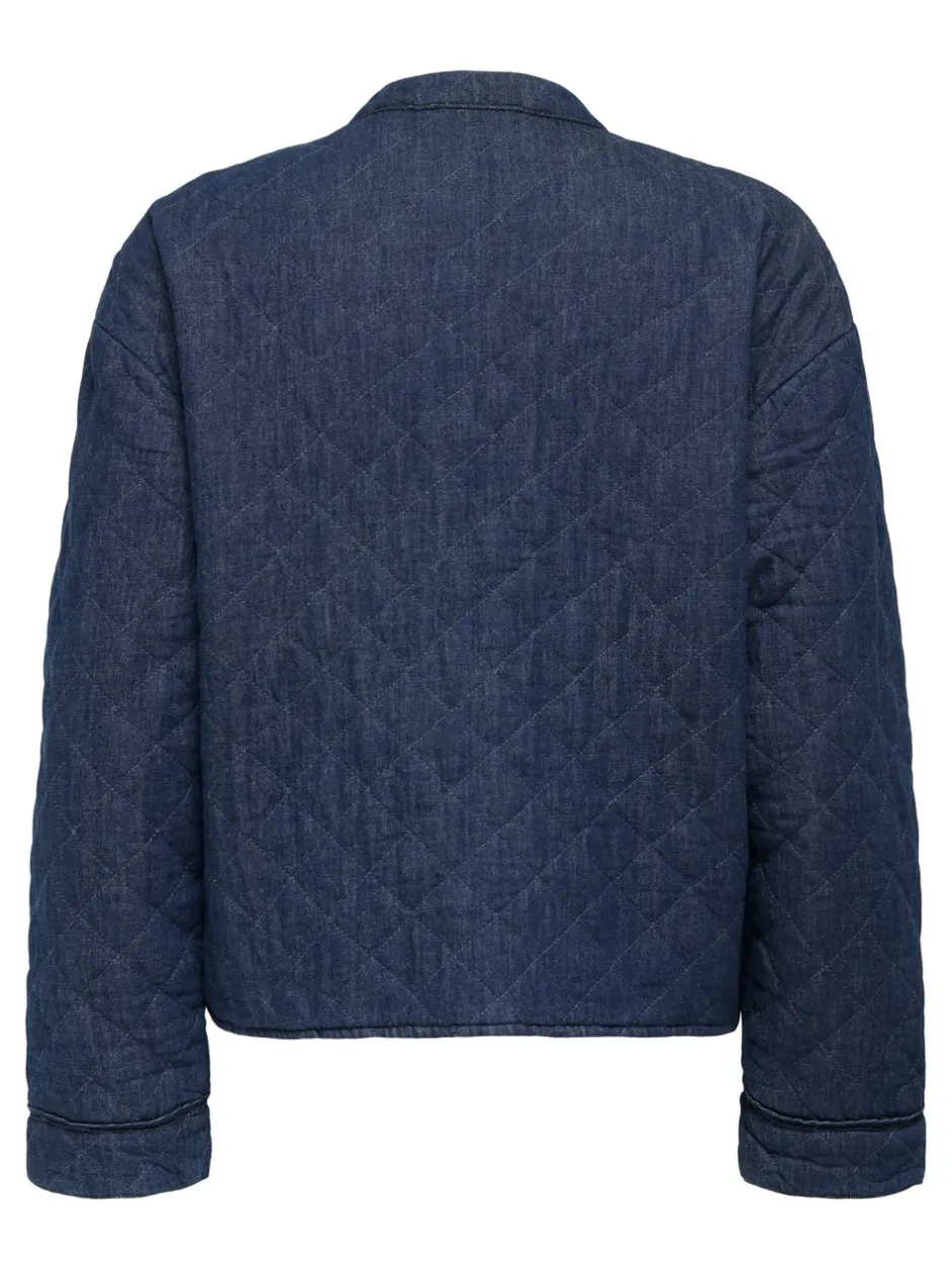 Discount ONLHALLIE Quiltet jakke Dame Jakker Og Frakker|Double Denim