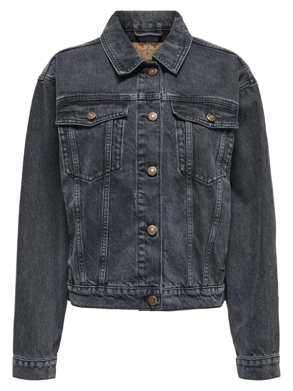 Online ONLHARPER Denimjakke Dame Jakker Og Frakker|Double Denim