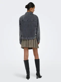 Online ONLHARPER Denimjakke Dame Jakker Og Frakker|Double Denim