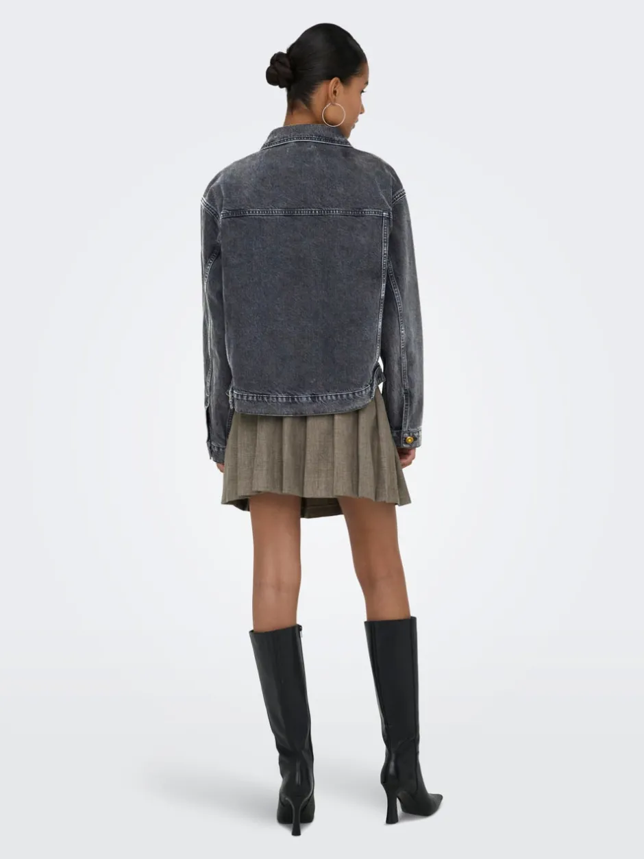 Online ONLHARPER Denimjakke Dame Jakker Og Frakker|Double Denim