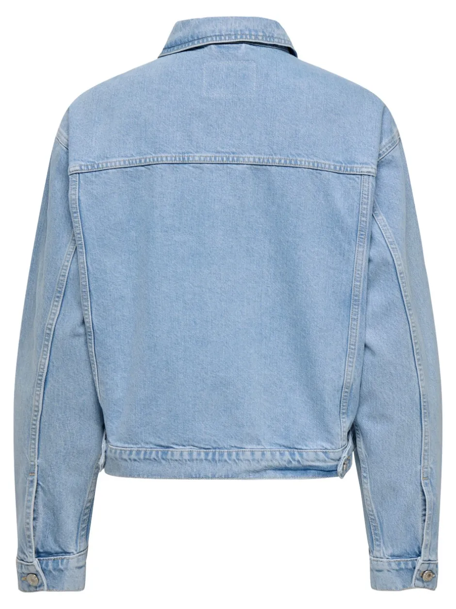 New ONLHARPER Denimjakke Dame Jakker Og Frakker|Double Denim