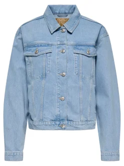 New ONLHARPER Denimjakke Dame Jakker Og Frakker|Double Denim