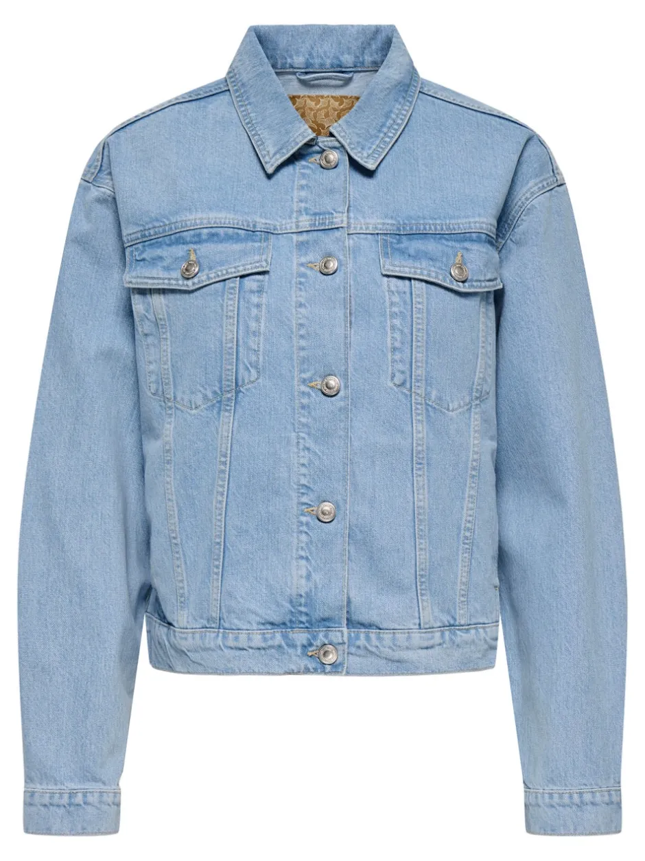 New ONLHARPER Denimjakke Dame Jakker Og Frakker|Double Denim