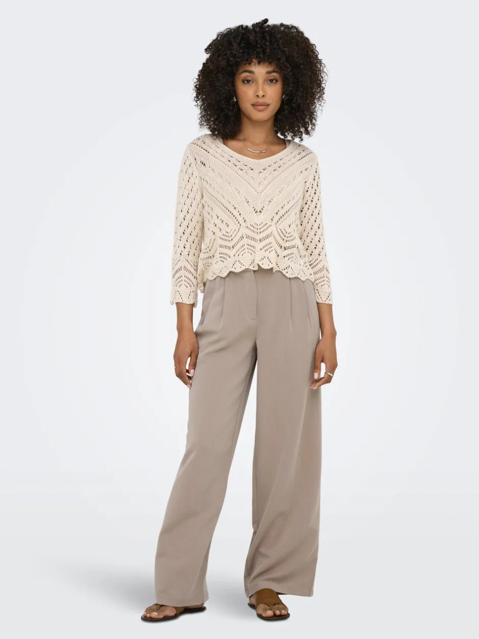 Clearance ONLHATTIE Straight tapered fit Bukser Dame Bukser