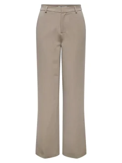 Sale ONLHATTIE-LANA Straight tapered fit Bukser i wide fit Dame Bukser