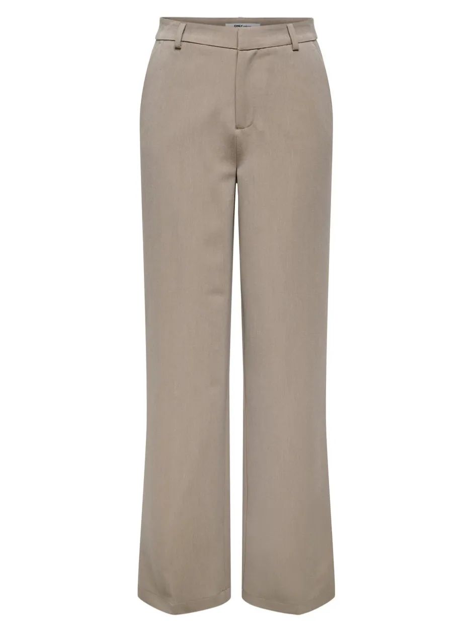 Sale ONLHATTIE-LANA Straight tapered fit Bukser i wide fit Dame Bukser
