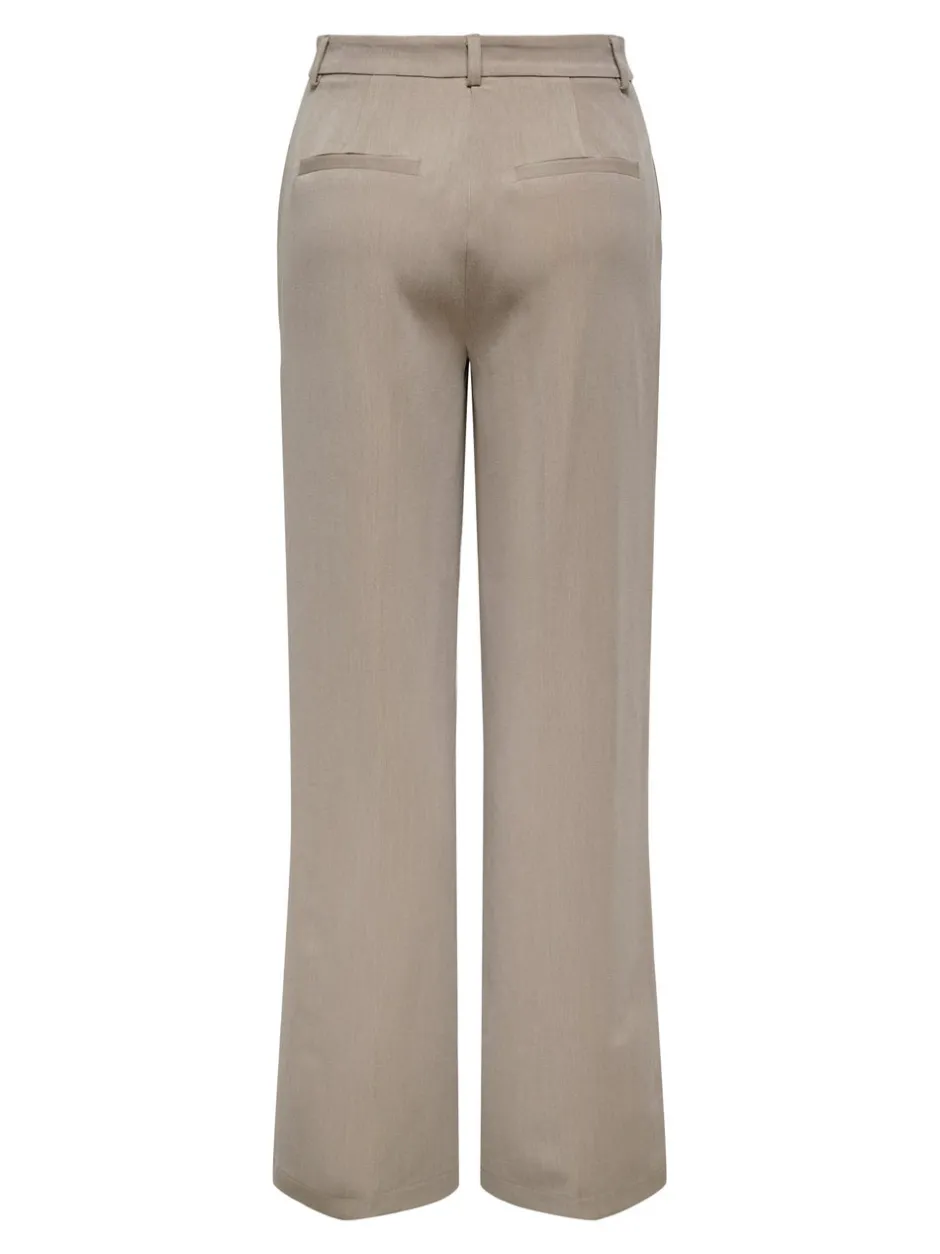 Sale ONLHATTIE-LANA Straight tapered fit Bukser i wide fit Dame Bukser