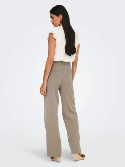 Sale ONLHATTIE-LANA Straight tapered fit Bukser i wide fit Dame Bukser