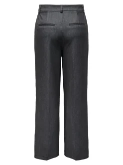Sale ONLHATTIE-LANA Straight tapered fit Bukser i wide fit Dame Bukser