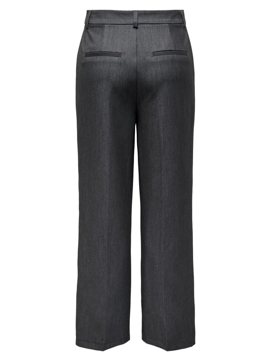 Sale ONLHATTIE-LANA Straight tapered fit Bukser i wide fit Dame Bukser