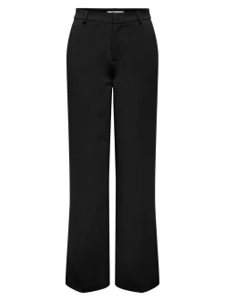 New ONLHATTIE-LANA Straight tapered fit Bukser i wide fit Dame Bukser
