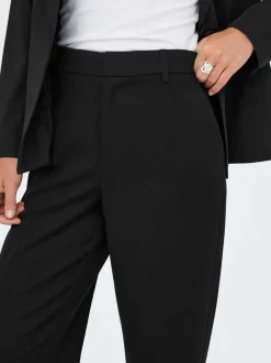New ONLHATTIE-LANA Straight tapered fit Bukser i wide fit Dame Bukser