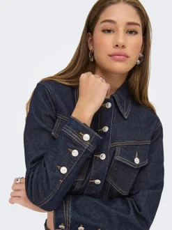 Hot ONLHEATHER Denimjakke Dame Jakker Og Frakker|Double Denim