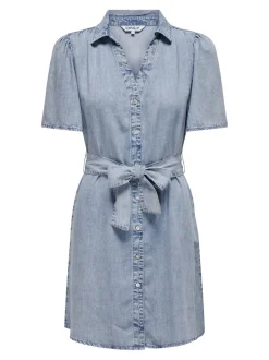 Best ONLHELENA Kort kjole Dame Kjoler|Double Denim