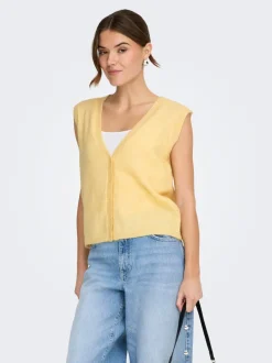Outlet ONLHELGA Vest Dame Strik & Cardigans