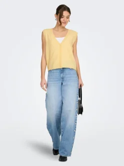Outlet ONLHELGA Vest Dame Strik & Cardigans