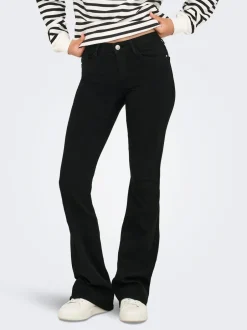 Hot ONLHELLA Lav talje Retro flared fit Jeans Dame Jeans|Jeans