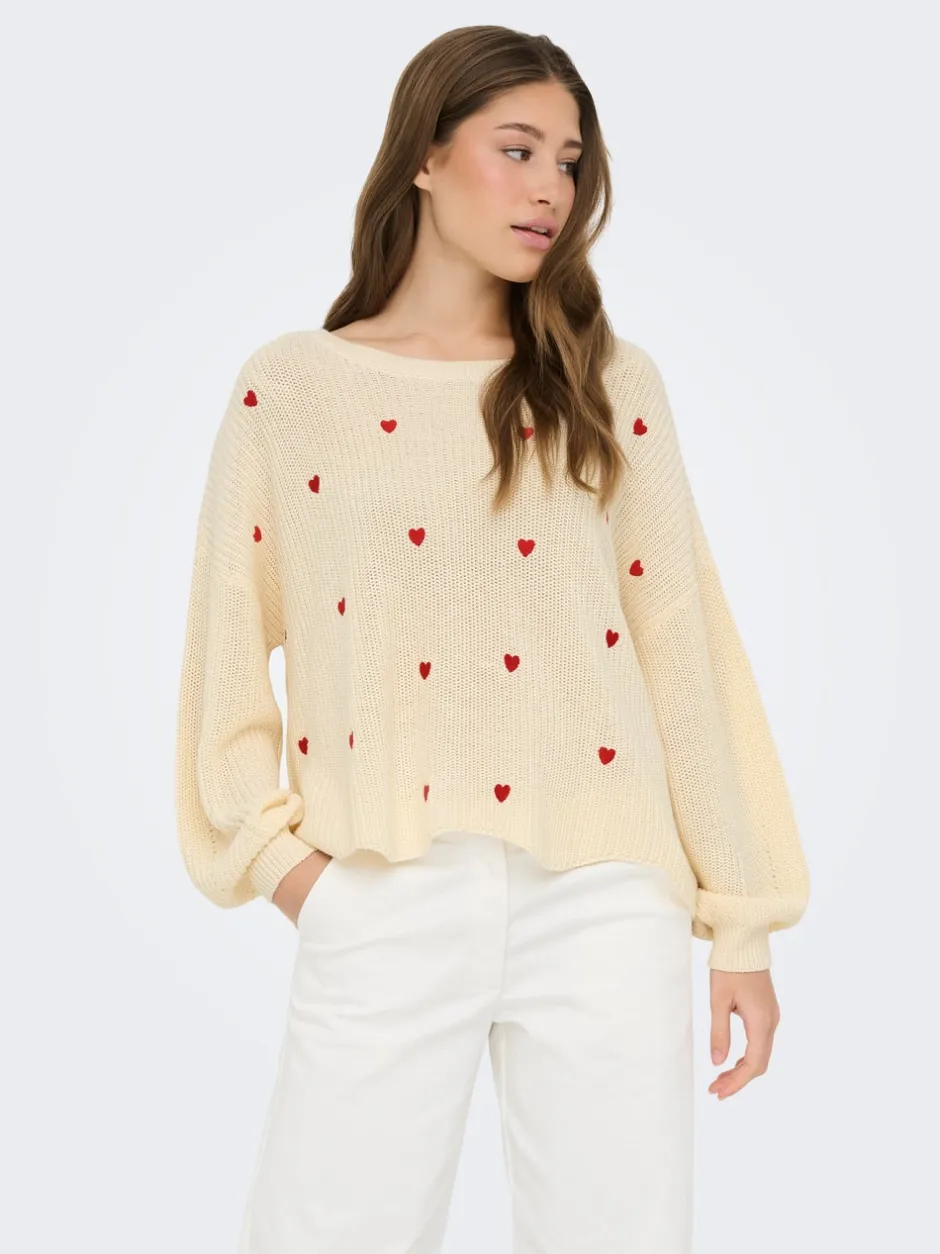 Best ONLHILDE Striktrøje Dame Strik & Cardigans