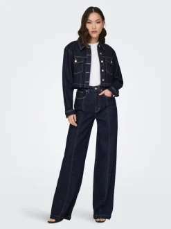 Discount ONLHOPE Ekstra høj talje Wide leg fit Jeans Dame Jeans|Jeans