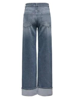 Hot ONLHOPE Høj talje Wide leg fit Jeans Dame Jeans|Jeans