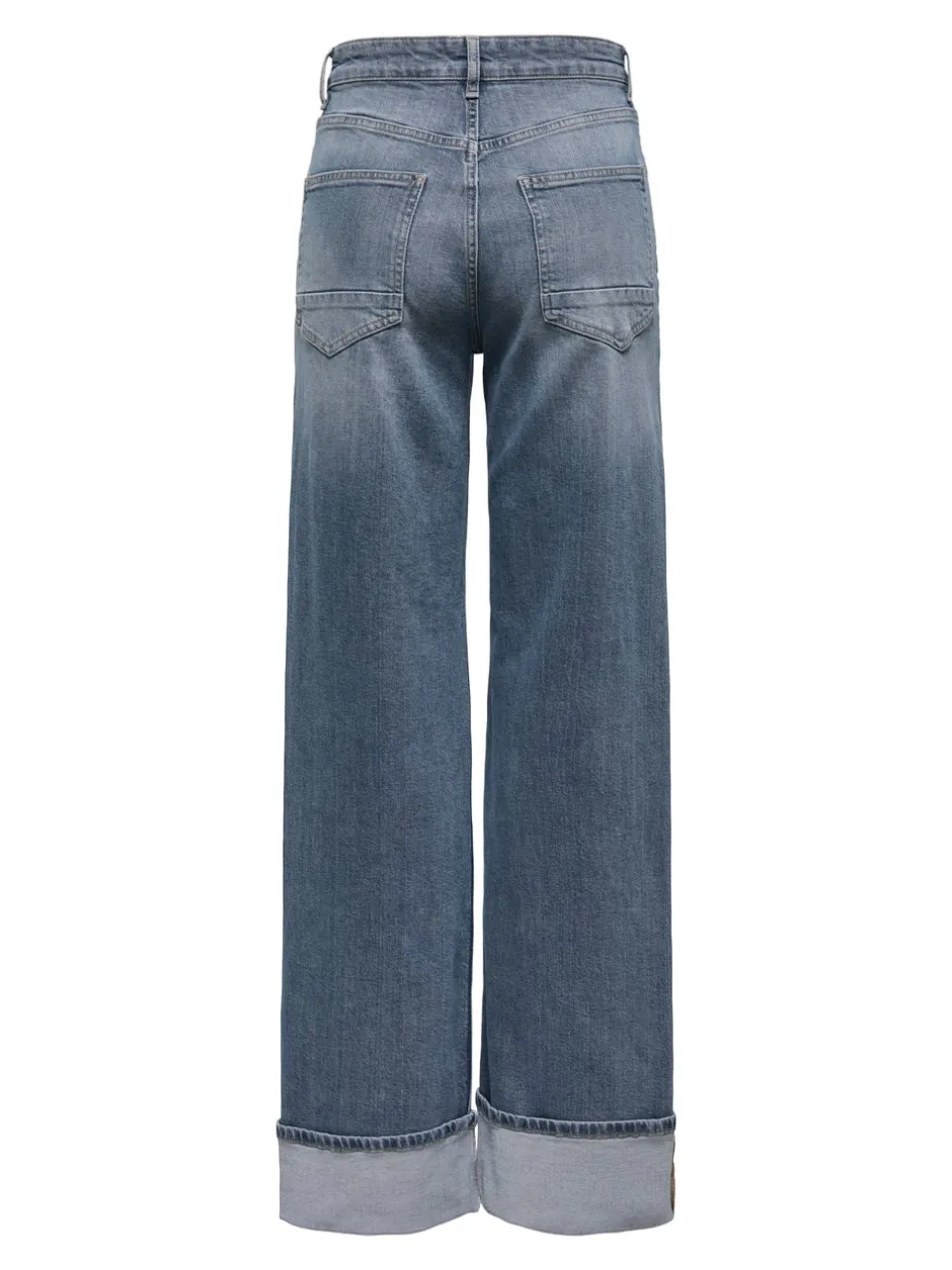 Hot ONLHOPE Høj talje Wide leg fit Jeans Dame Jeans|Jeans