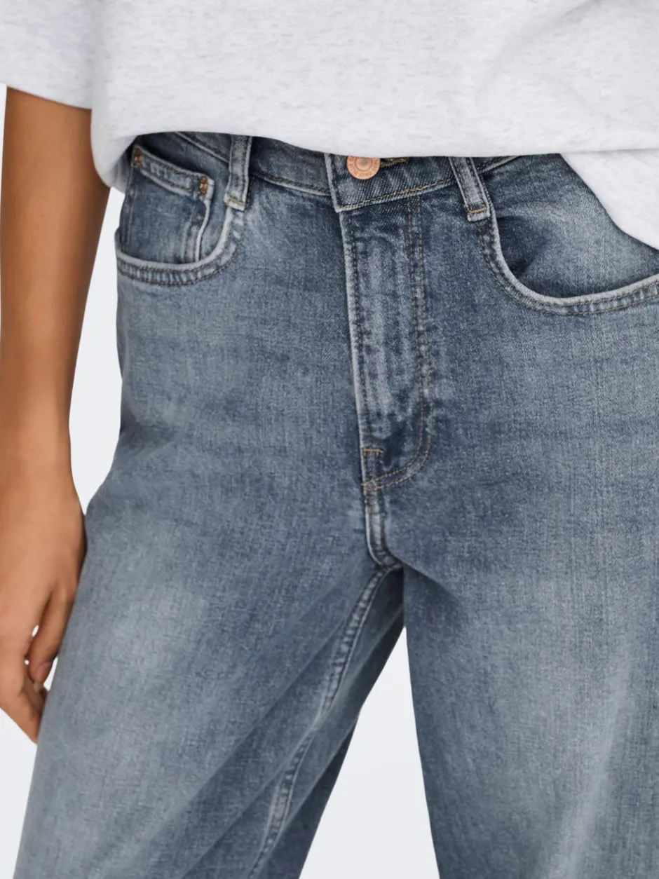 Hot ONLHOPE Høj talje Wide leg fit Jeans Dame Jeans|Jeans